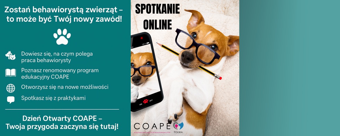 Dzień Otwarty COAPE Polska - behawiorysta zwierząt